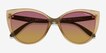 Vogue Eyewear VO5484S Transparent Brown PlasticSunglass Frames from EyeBuyDirect, Closed View