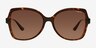 Vogue Eyewear VO5488S Tortoise PlasticSunglass Frames from EyeBuyDirect, Front View