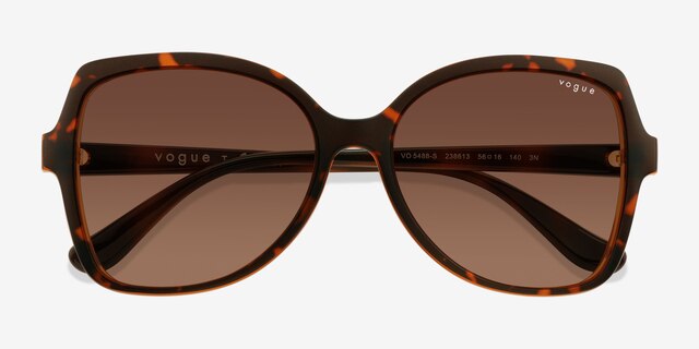 Vogue Eyewear VO5488S Tortoise PlasticSunglass Frames from EyeBuyDirect, Closed View