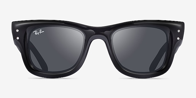Ray-Ban RB4940B Wayfarer Puffer Black With Strass PlasticSunglass Frames from EyeBuyDirect, Front View