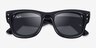 Ray-Ban RB4940B Wayfarer Puffer Black With Strass PlasticSunglass Frames from EyeBuyDirect, Closed View