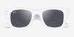 Ray-Ban RB4940B Wayfarer Puffer White With Strass PlasticSunglass Frames from EyeBuyDirect, Closed View