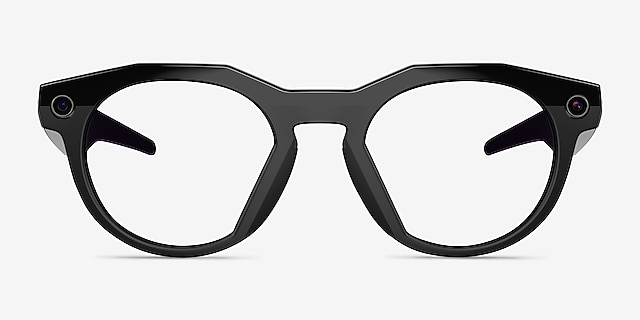 Oakley Meta HSTN Black Plastic from EyeBuyDirect, Front View