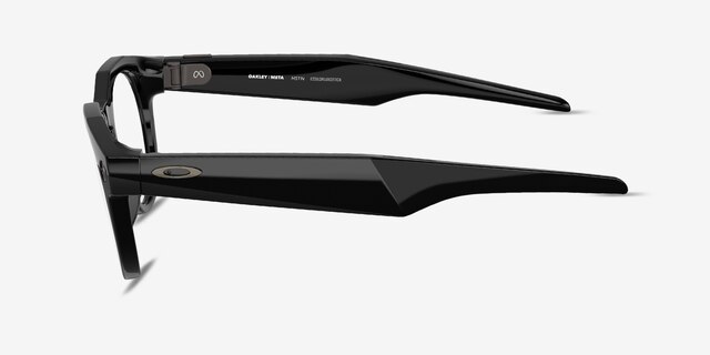Oakley Meta HSTN Black Plastic from EyeBuyDirect, Side View