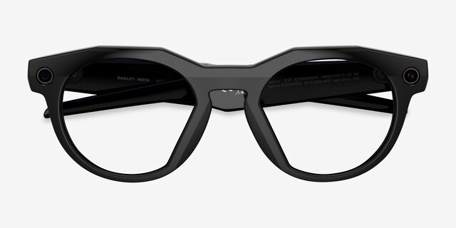 Oakley Meta HSTN Black Plastic from EyeBuyDirect, Closed View