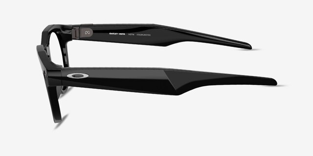 Oakley Meta HSTN - Round Shiny Black Frame | Eyebuydirect