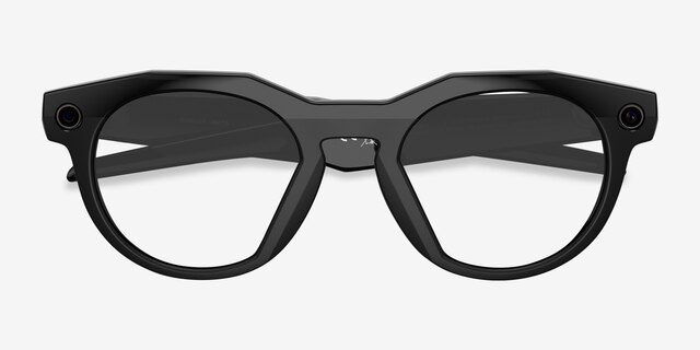 Oakley Meta HSTN - Round Shiny Black Frame | Eyebuydirect