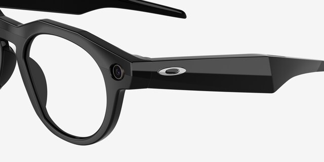 Oakley Meta HSTN - Round Shiny Black Frame | Eyebuydirect