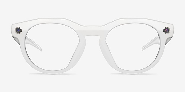 Oakley Meta HSTN Warm Gray Plastic from EyeBuyDirect, Front View