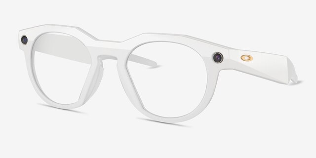 Oakley Meta HSTN Warm Gray Plastic from EyeBuyDirect, Angle View