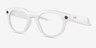 Oakley Meta HSTN Warm Gray Plastic from EyeBuyDirect, Angle View