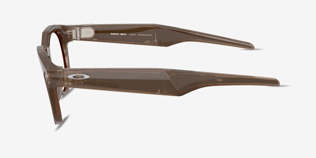 Oakley Meta HSTN - Round Brown Smoke Frame | Eyebuydirect