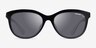 Coach HC8285U L1137 Black PlasticSunglass Frames from EyeBuyDirect, Front View