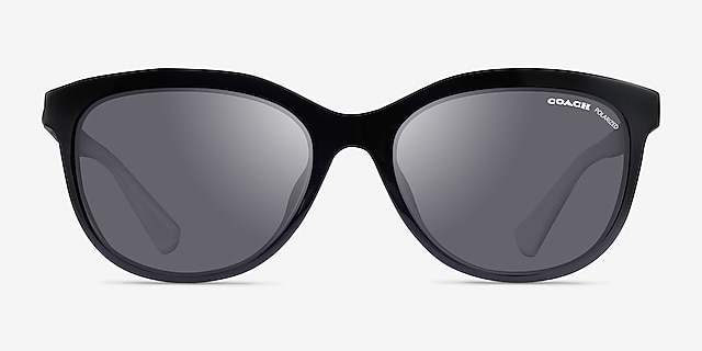 Coach HC8285U L1137 Black PlasticSunglass Frames from EyeBuyDirect, Front View