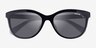 Coach HC8285U L1137 Black PlasticSunglass Frames from EyeBuyDirect, Closed View