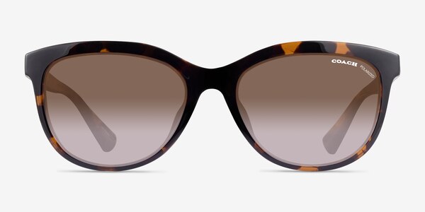Coach HC8285U L1137 Écaille Noire Plastique Soleil de Lunette de vue