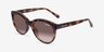 Coach HC8297U L1149 Dark Tortoise PlasticSunglass Frames from EyeBuyDirect, Angle View
