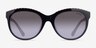 Coach HC8297U L1149 Black PlasticSunglass Frames from EyeBuyDirect, Front View