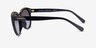Coach HC8297U L1149 Black PlasticSunglass Frames from EyeBuyDirect, Side View