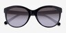 Coach HC8297U L1149 Black PlasticSunglass Frames from EyeBuyDirect, Closed View