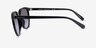 Coach HC8384U CL911 Black AcetateSunglass Frames from EyeBuyDirect, Side View