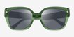 Coach HC8392U CR611 Transparent Key Lime AcetateSunglass Frames from EyeBuyDirect, Closed View