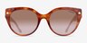 Coach HC8393U CR612 Caramel Tortoise AcetateSunglass Frames from EyeBuyDirect, Front View