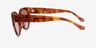 Coach HC8393U CR612 Caramel Tortoise AcetateSunglass Frames from EyeBuyDirect, Side View