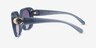 Coach HC8422U CAD33 Milky Denim PlasticSunglass Frames from EyeBuyDirect, Side View