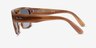 Ray-Ban RB0360S Drifter Striped Brown PlasticSunglass Frames from EyeBuyDirect, Side View