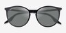 Ray-Ban RB2204F Black On Transparent AcetateSunglass Frames from EyeBuyDirect, Closed View