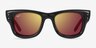 Ray-Ban RB4940 Wayfarer Puffer Polished Black PlasticSunglass Frames from EyeBuyDirect, Front View