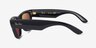 Ray-Ban RB4940 Wayfarer Puffer Polished Black PlasticSunglass Frames from EyeBuyDirect, Side View