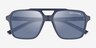Armani Exchange AX4166SU Matte Blue PlasticSunglass Frames from EyeBuyDirect, Closed View