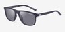 Armani Exchange AX4167SU Matte Black PlastiqueSoleil de Lunette de vue d'EyeBuyDirect, Vue d'Angle