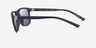 Armani Exchange AX4167SU Matte Black PlastiqueSoleil de Lunette de vue d'EyeBuyDirect, Vue de Côté