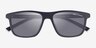 Armani Exchange AX4167SU Matte Black PlastiqueSoleil de Lunette de vue d'EyeBuyDirect, Vue Rapprochée