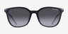 Armani Exchange AX4168SU Shiny Black PlasticSunglass Frames from EyeBuyDirect, Front View