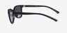 Armani Exchange AX4168SU Shiny Black PlasticSunglass Frames from EyeBuyDirect, Side View