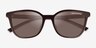 Armani Exchange AX4168SU Shiny Dark Brown PlasticSunglass Frames from EyeBuyDirect, Closed View