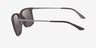Armani Exchange AX4170SU Matte Brown MetalSunglass Frames from EyeBuyDirect, Side View