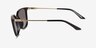 Armani Exchange AX4171SU Shiny Black MetalSunglass Frames from EyeBuyDirect, Side View