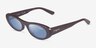 Vogue Eyewear VO5695SU Moka AcétateSoleil de Lunette de vue d'EyeBuyDirect, Vue d'Angle