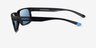 ARNETTE AN4372 Recycled Black Alternative MaterialsSunglass Frames from EyeBuyDirect, Side View