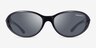 ARNETTE Raven Recycled Black Matériaux biosourcésSoleil de Lunette de vue d'EyeBuyDirect, Vue de Face