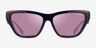 Coach HC8449U CDP33 Black PlasticSunglass Frames from EyeBuyDirect, Front View