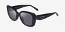 Coach HC8450U Cdp48 Black AcetateSunglass Frames from EyeBuyDirect, Angle View