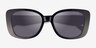 Coach HC8450U Cdp48 Black AcetateSunglass Frames from EyeBuyDirect, Closed View