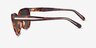 Coach HC8453U CDP53 Walnut Tortoise AcetateSunglass Frames from EyeBuyDirect, Side View