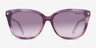 Coach HC8453U CDP53 Purple Cosmo Tortoise AcetateSunglass Frames from EyeBuyDirect, Front View